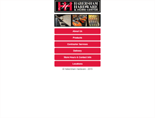 Tablet Screenshot of habershamhardware.com